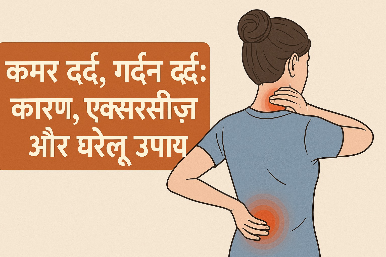 Lower back pain and neck pain