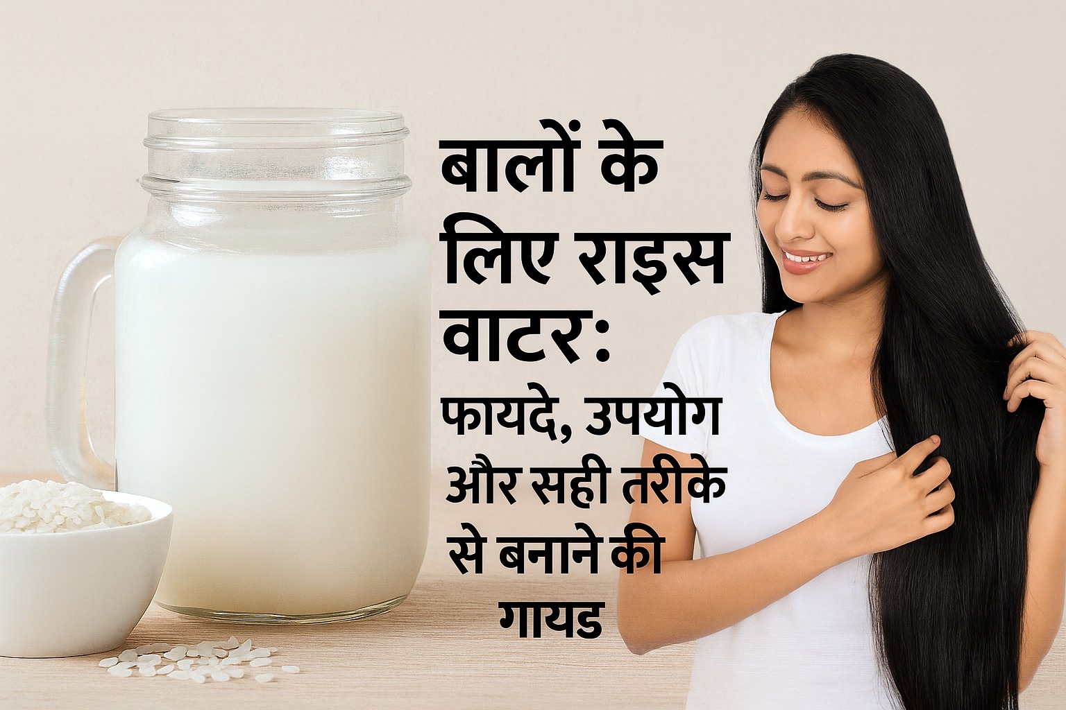 rice water for hair